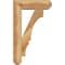 Ekena Millwork Balboa Craftsman Rough Sawn Bracket w/ Offset Brace, Western Red Cedar, 6"W x 18"D x 30"H BKT0604X18X30BOA04RWR - alternate 3